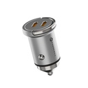 Forcell auto adapter F-Energy Mini 2 x USB C
