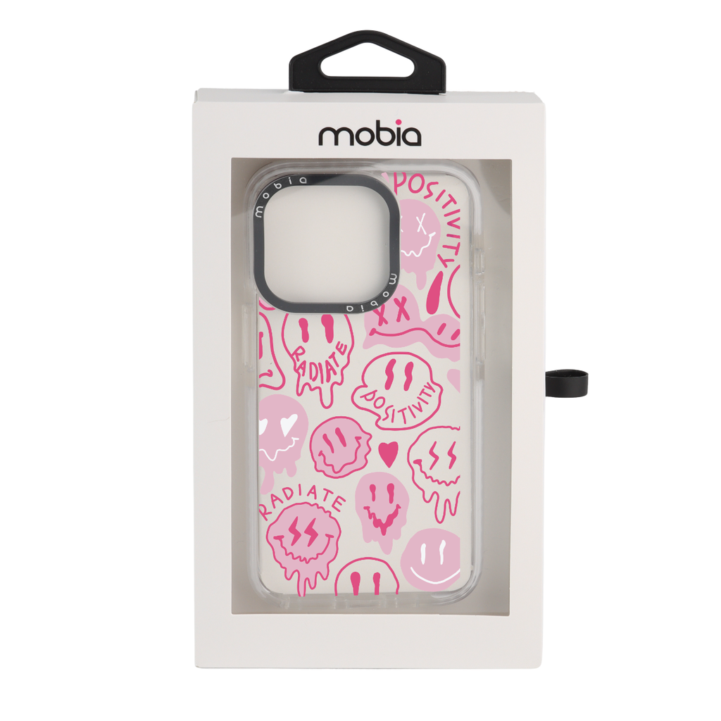 Maska Pattern Pink Smiley