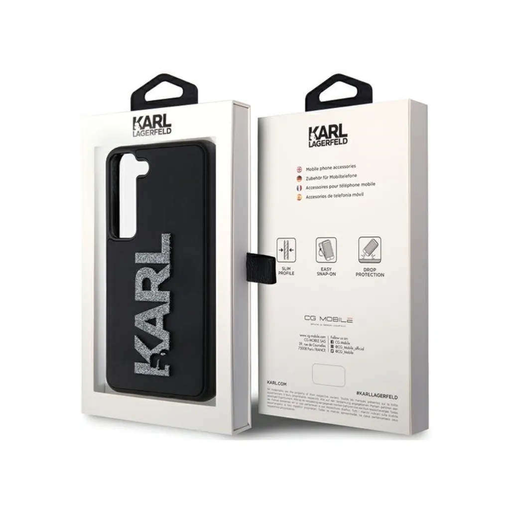 Karl Lagerfeld maska 3D Rubber Glitter Logo