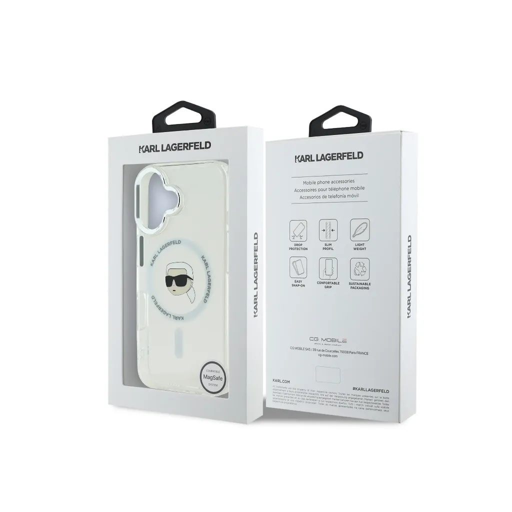 Karl Lagerfeld maska Choupette Head Metal Frame MagSafe (kopija)_4.webp