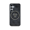 Guess maska MagSafe 4G Pattern Gold Ring Glitter