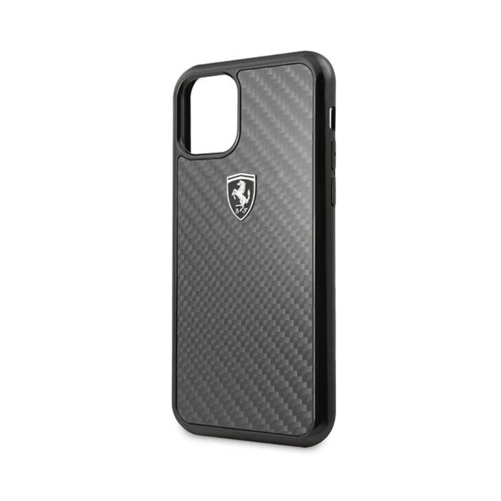 Ferrari maska Carbon Metal Logo