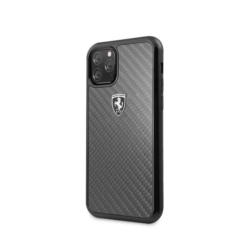 Ferrari maska Carbon Metal Logo