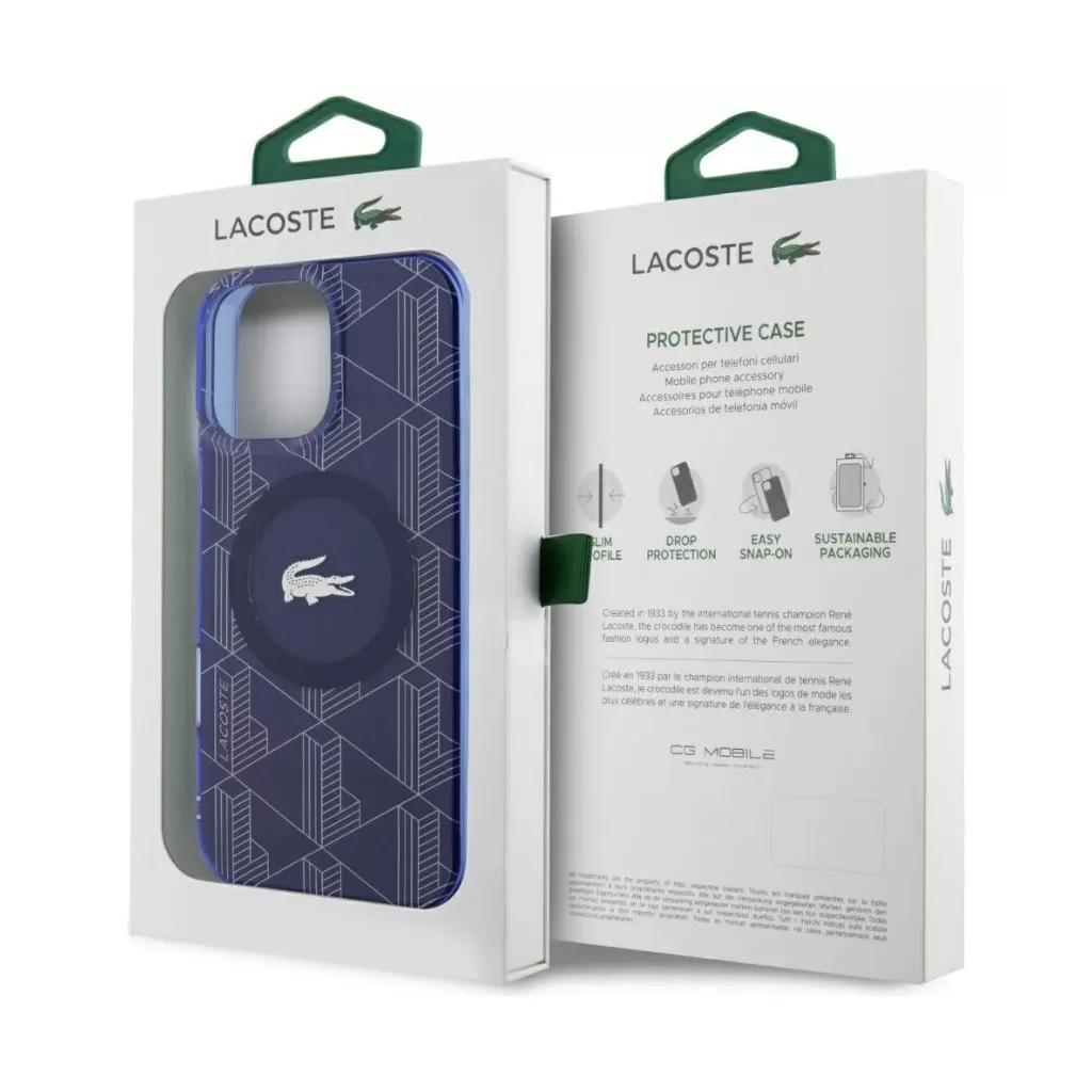 Lacoste maska MagSafe Monogram Silver Logo_8.webp