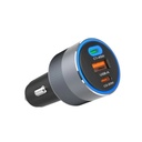 Forcell auto adapter F-Energy 2 x USB C + USB 65W