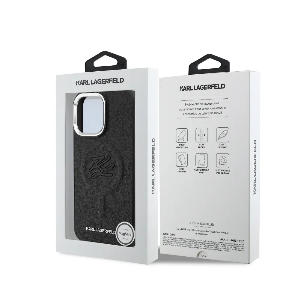 Karl Lagerfeld maska Initial Debossed MagSafe