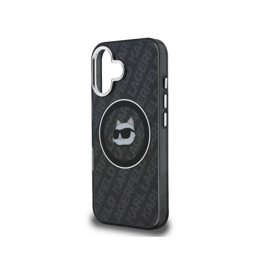 Karl Lagerfeld maska Choupette Head Glitter Logo MagSafe