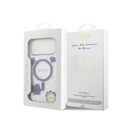 Guess maska MagSafe Resin Flowers & Glitter