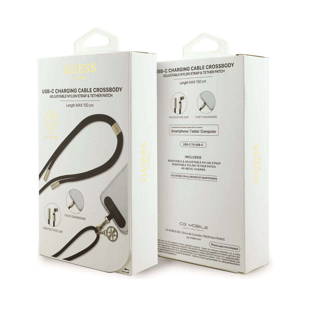 Guess kabel/vezica za mobitel 4G Charm USB C - USB C