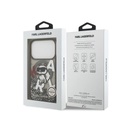 Karl Lagerfeld maska MagSafe Choupette Liquid Glitter