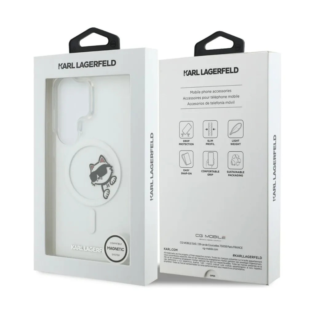 Karl Lagerfeld maska MagSafe Choupette Peekaboo