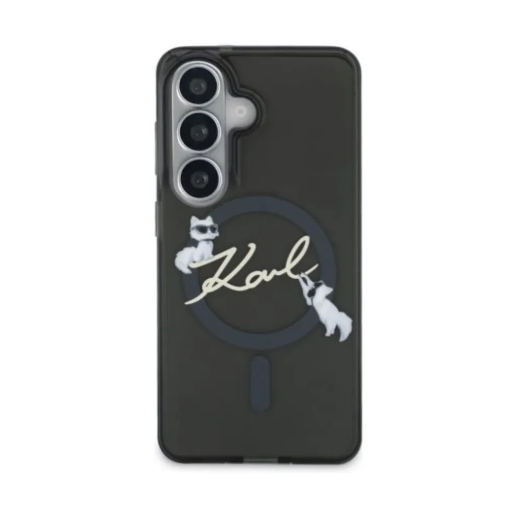 Karl Lagerfeld maska MagSafe Choupette Script Logo