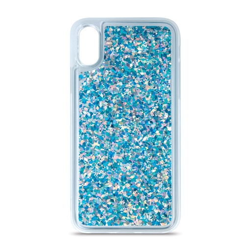 Phone Case Liquid Glitter Diamond (iPhone 13 Pro, blue)
