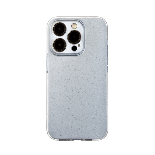 Silicone Case Shine (iPhone 14 Plus, silver)