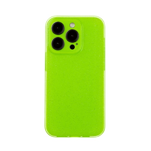 Silicone Case Shine (iPhone 14 Pro, light green)