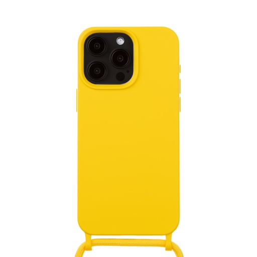 Phone Case Monochrome Cord (iPhone 14, yellow)