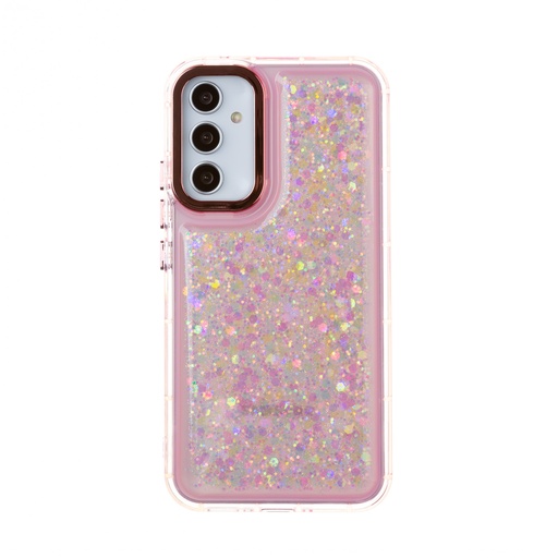 Phone Case Pillow Effect Glitter (Samsung A14 5G, light pink)