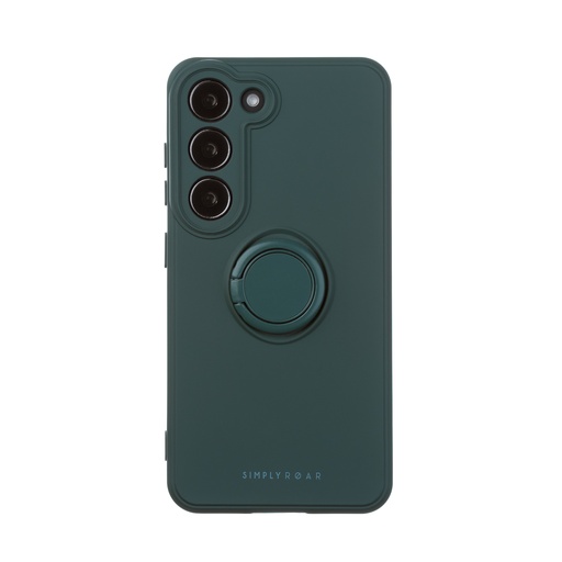 Silicone Case Monochrome Ring (Xiaomi Redmi 12C, dark green)