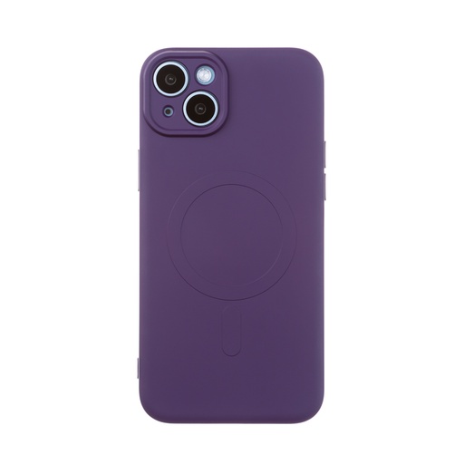 Silicone Case MagSafe Monochrome (iPhone 15 Pro, purple)