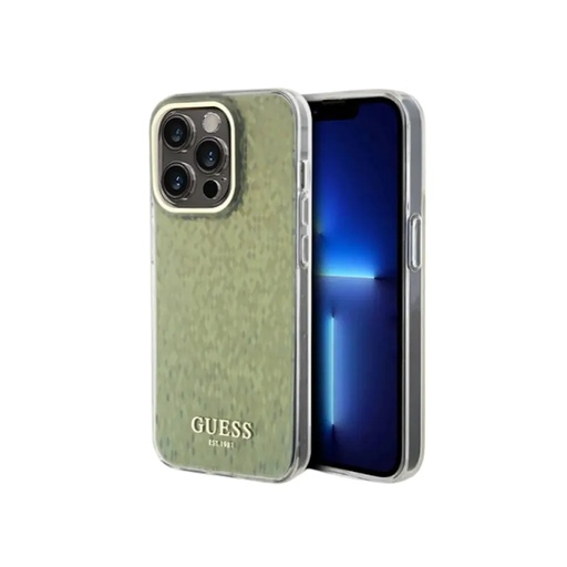 Guess Phone Case Faceted Mirror Disco (iPhone 15 Plus, gold)