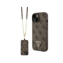 Guess Phone Case Metal Logo Strass Crossbody