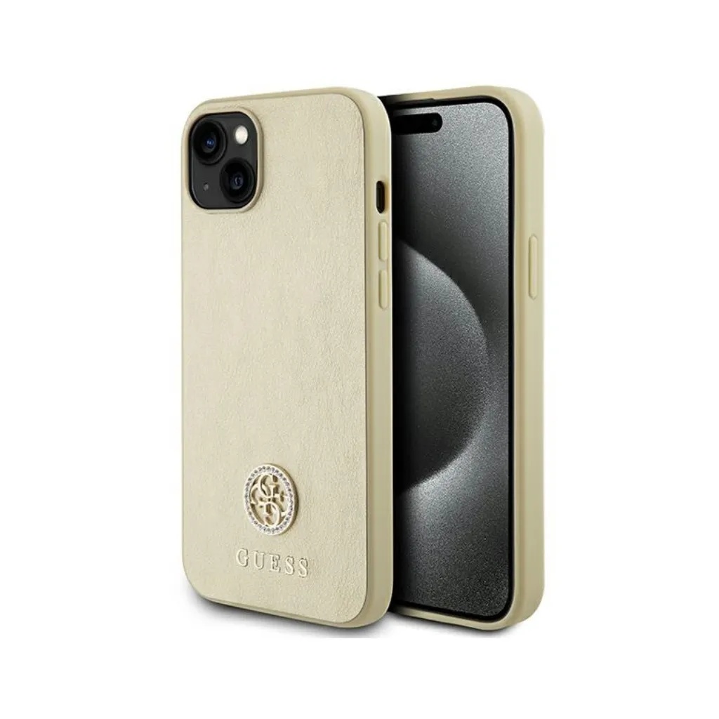 Guess Phone Case Round Logo Strass