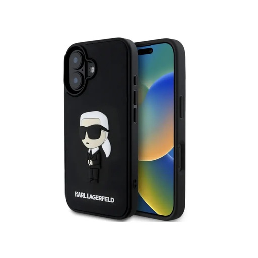 Karl Lagerfeld Phone Case 3D Rubber K&C (Samsung S24, black)