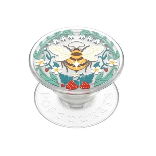 PopSockets Phone Holder PlantCore Bee Boho (transparent)