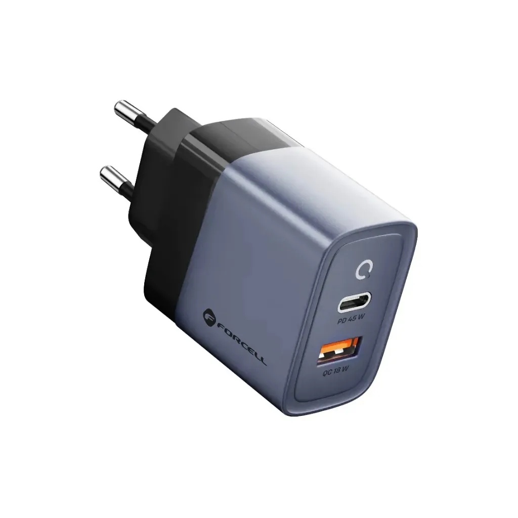 Forcell Wall Adapter USB+2x USB C 65W