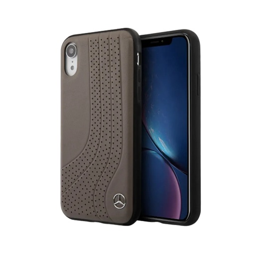 Mercedes-Benz Phone Case Leather New Bow (iPhone XR, brown)