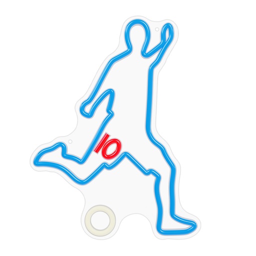 LED neonsko svjetlo Plexi Footballer