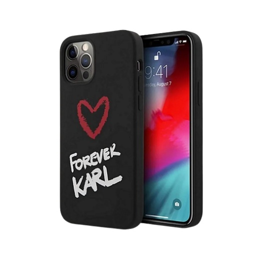Karl Lagerfeld maska Forever Logo (iPhone 11 Pro, crno)