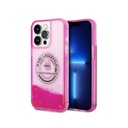 Karl Lagerfeld Phone Case Liquid Glitter RSG Logo