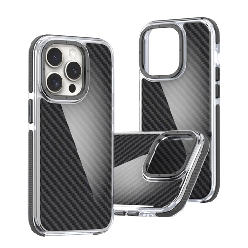 Phone Case Acrylic Carbon (iPhone 14, black)