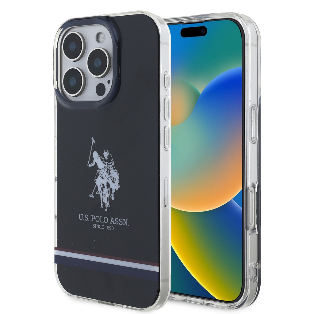 U.S. Polo Assn. Phone Case Tricolour Stripes Double Horse