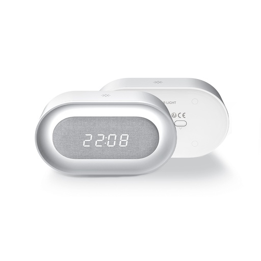 Alarm Clock/Lamp Forever Aksel (white/grey)