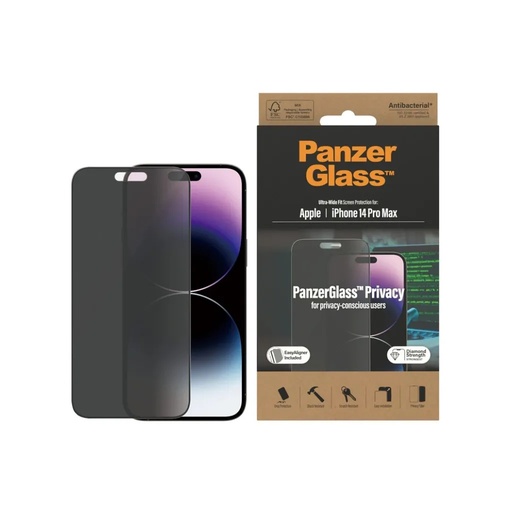 PanzerGlass zaštita ekrana Privacy (iPhone 16 Pro)