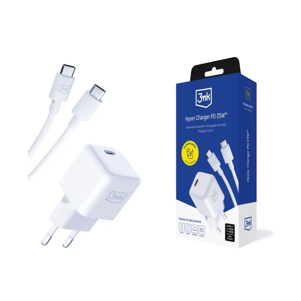 3mk Phone Charger Hyper USB C 25W