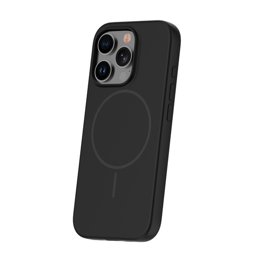Silicone Case MagSafe Thin (iPhone 15 Pro, black)