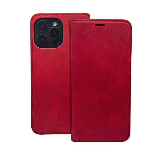 Preklopna maska Suede (Samsung A36, crveno)