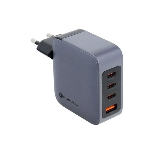 Forcell Wall Adapter USB+3x USB C 100W (grey)