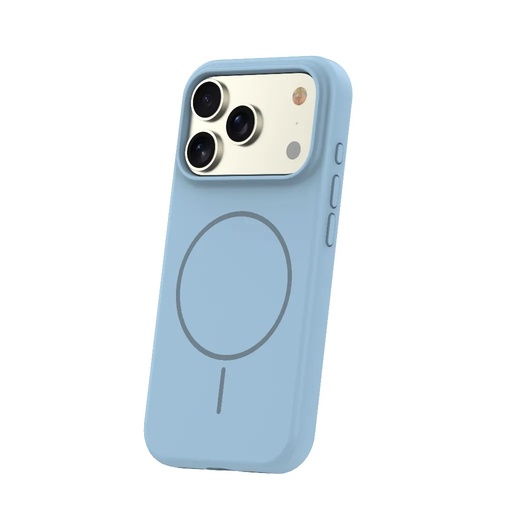 Silicone Case MagSafe Thin (iPhone 17 Pro, blue)