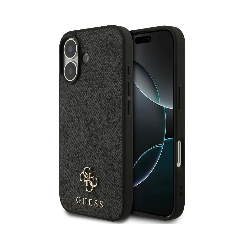 Guess Phone Case MagSafe 4G Pattern Metal 4G Logo