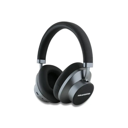 Karl Lagerfeld slušalice Saffiano Elongated Metal Logo (crno, naglavne bežične)