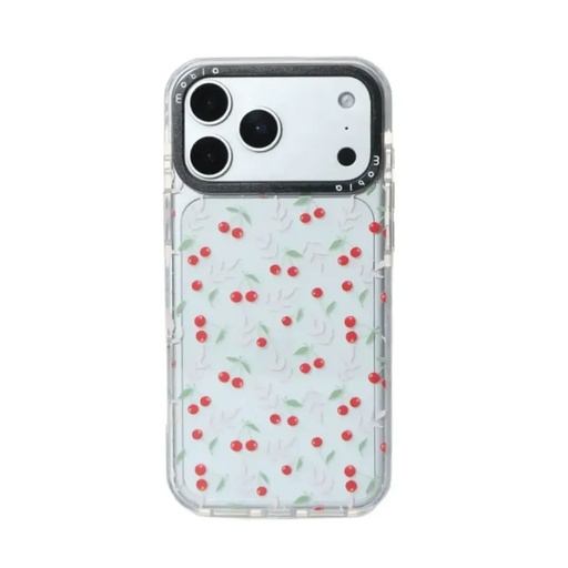 Phone Case Pattern Cherry (iPhone 17, transparent)