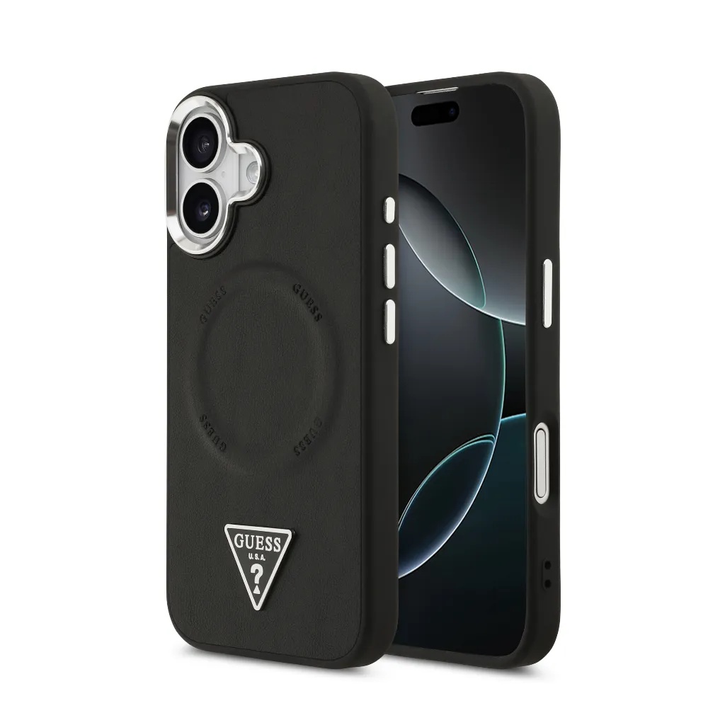 Guess Phone Case MagSafe Triangle Logo Camera Frame