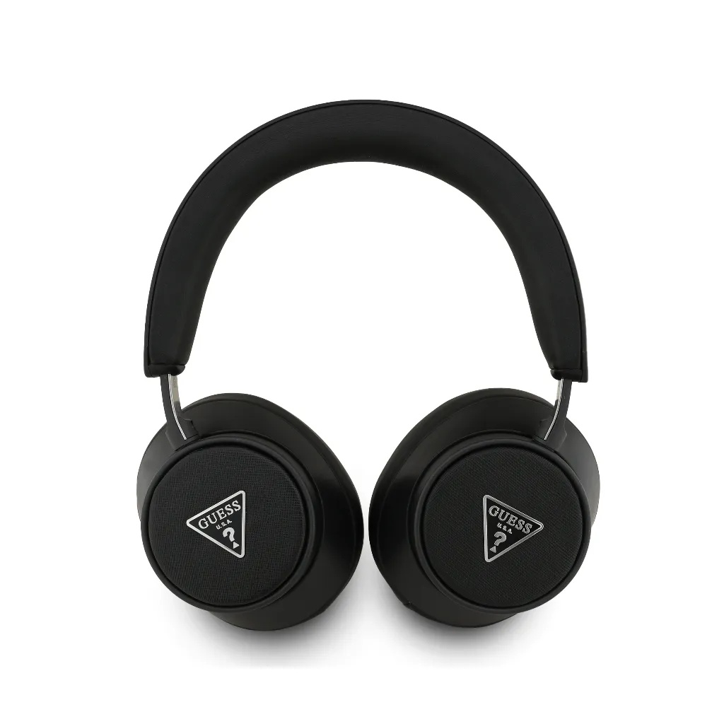 Guess slušalice Saffiano Triangle Metal Logo
