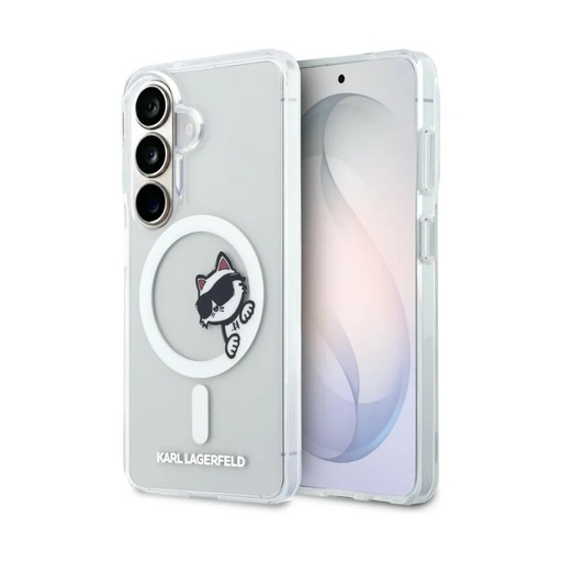 Karl Lagerfeld Phone Case MagSafe Choupette Peekaboo (Samsung S26, transparent)