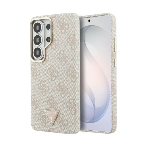 Guess Phone Case MagSafe 4G Pattern Triangle Logo (Samsung S26 Ultra, pink)