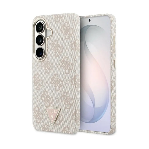 Guess Phone Case MagSafe 4G Pattern Triangle Logo (Samsung S26+, pink)